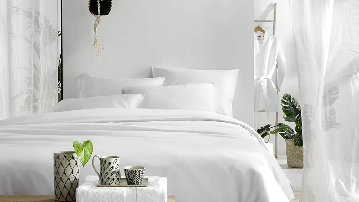 Olivia Dekbedovertrek, White