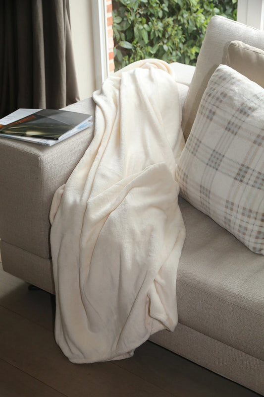 Plaid Grand Luxe 130 x 160cm, Creme