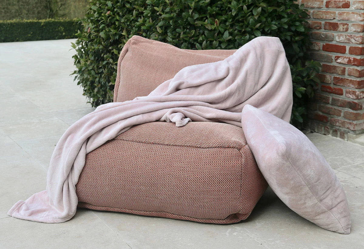 Plaid Grand Luxe 130 x 160cm, Oud Roze