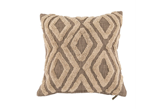 Kussen SAHARA CONTRAST 45 x 45cm, taupe