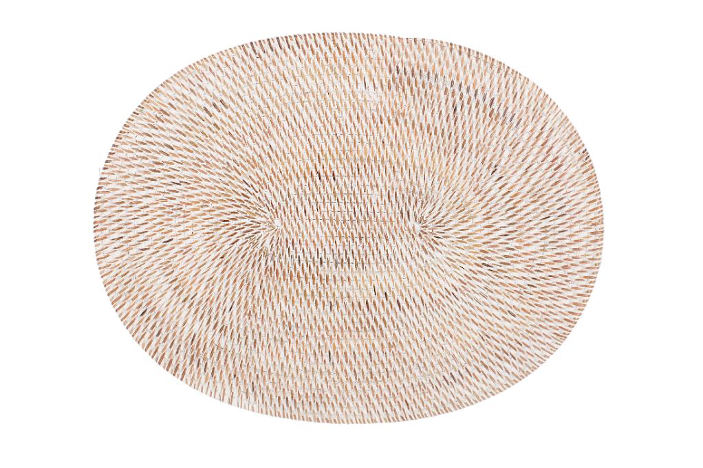 Placemat rattan, 30x40cm, oval
