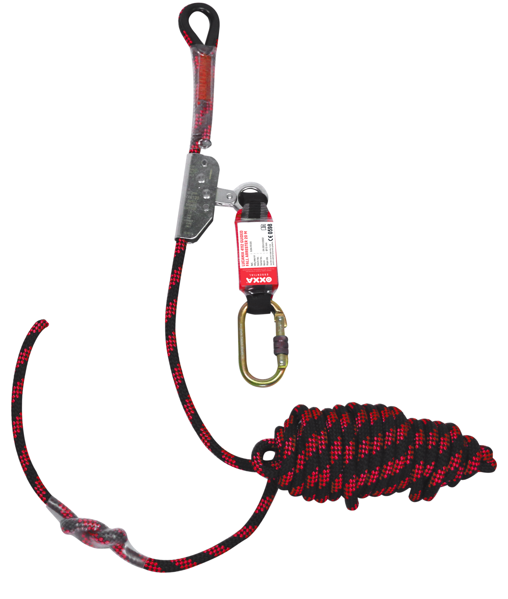 OXXA® Lucania 4112 rope Grab valstopapparaat met valdemper en lijn