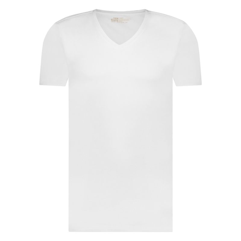 Basics T-shirt V-hals 2-pack 32325