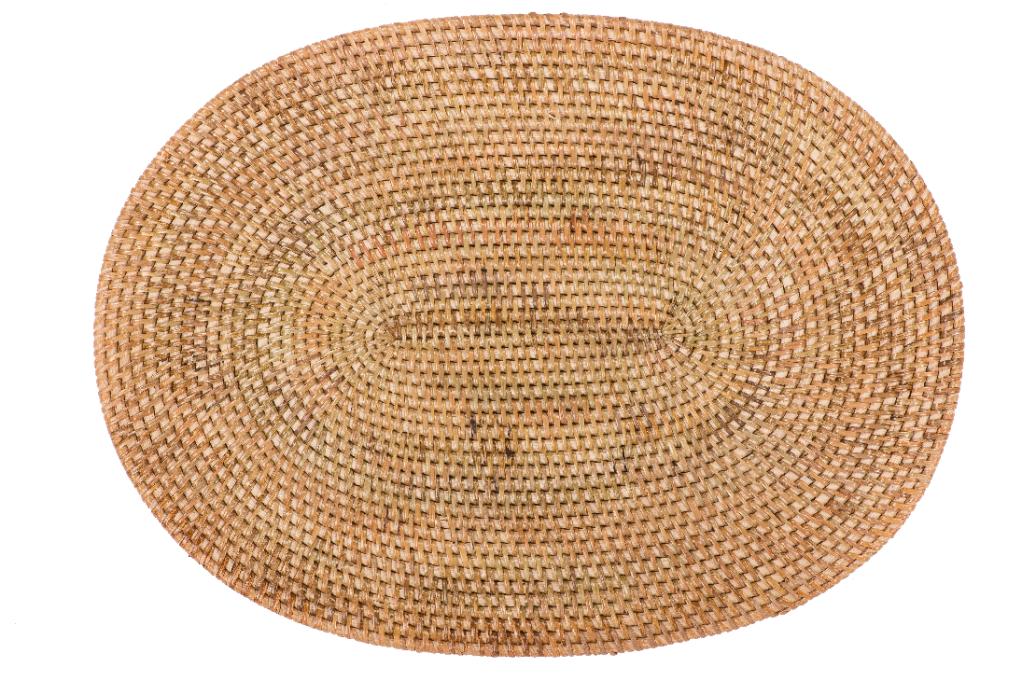 Placemat rattan, 30x40cm, oval